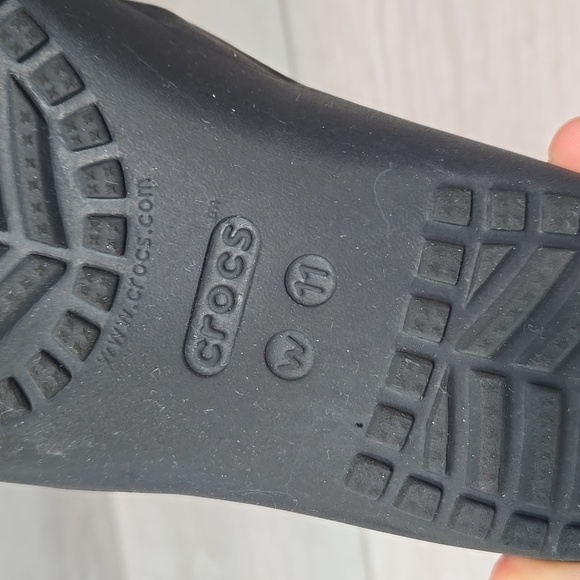 Crocs Women Iconic ComfortThong T Strap Black Flip Flop Sandals Shoes Sz 11 - Picture 11 of 11